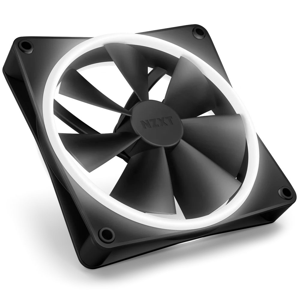 NZXT F140 RGB DUO DOUBLE PACK 140MM FAN BLACK thumbnail 3