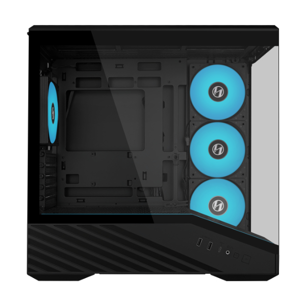 LIAN LI VECTOR V100R MINI TOWER CASE BLACK thumbnail 5