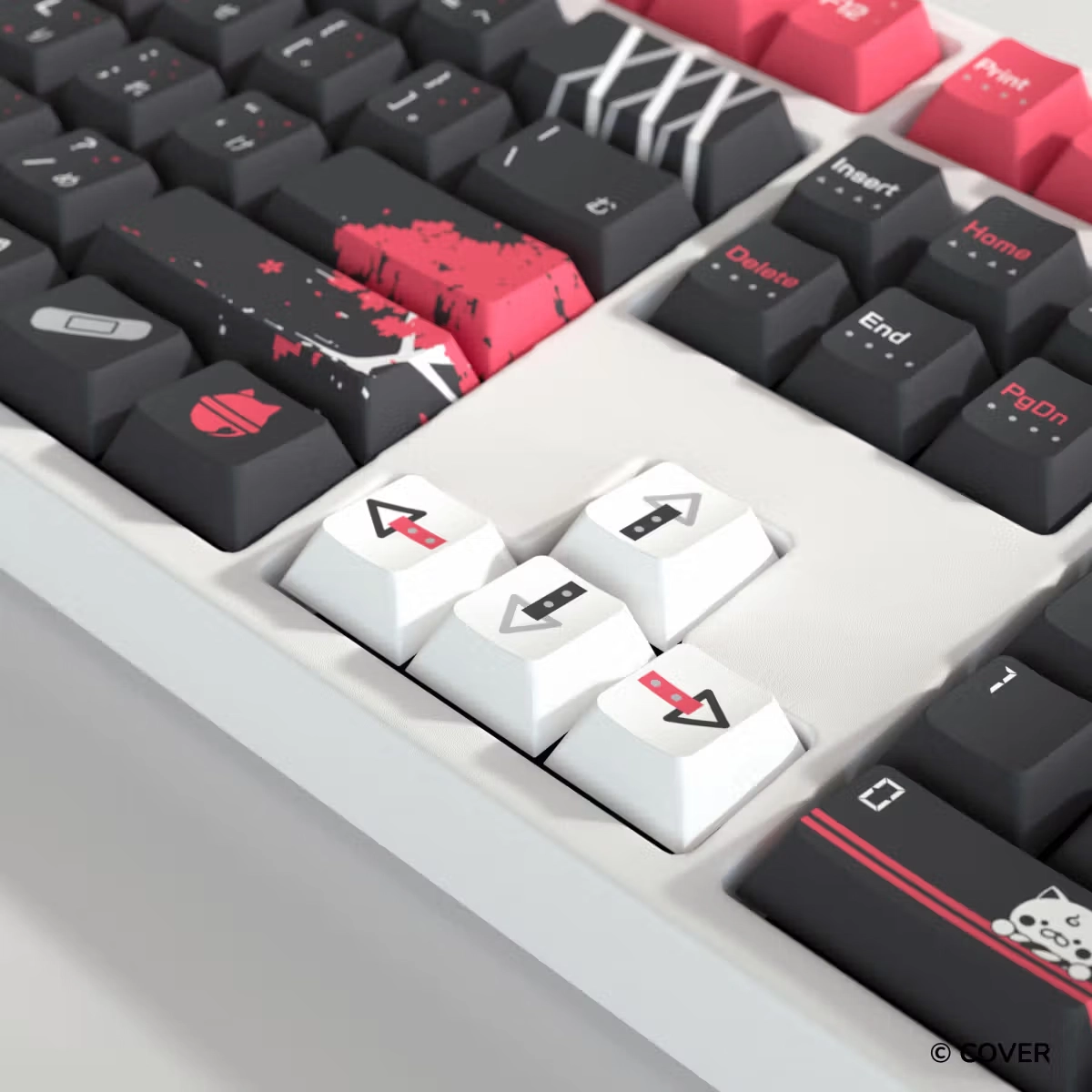 HYTE Sakura Miko Keycap Set and Desk Pad Bundle(BLACK) thumbnail 5