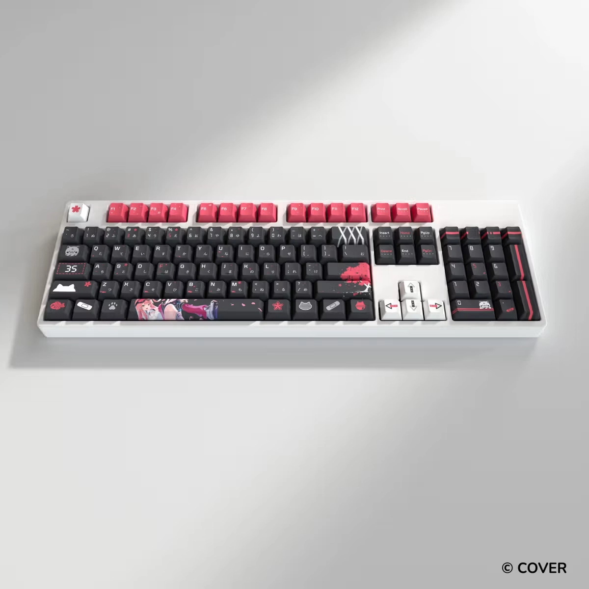 HYTE Sakura Miko Keycap Set and Desk Pad Bundle(BLACK) thumbnail 9
