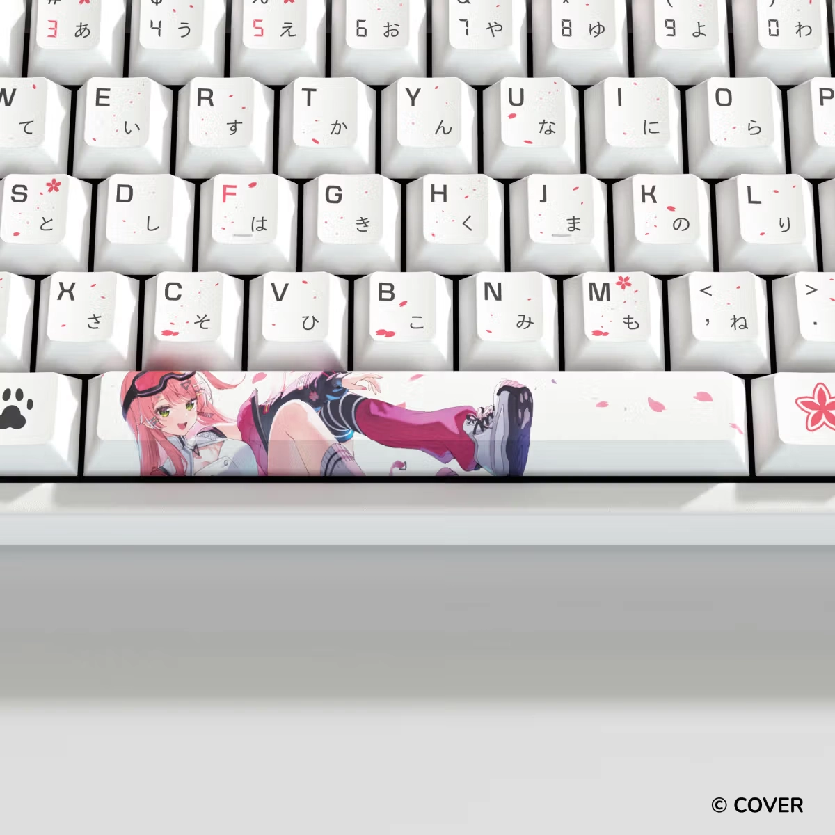 HYTE Sakura Miko Keycap Set and Desk Pad Bundle(WHITE) thumbnail 7