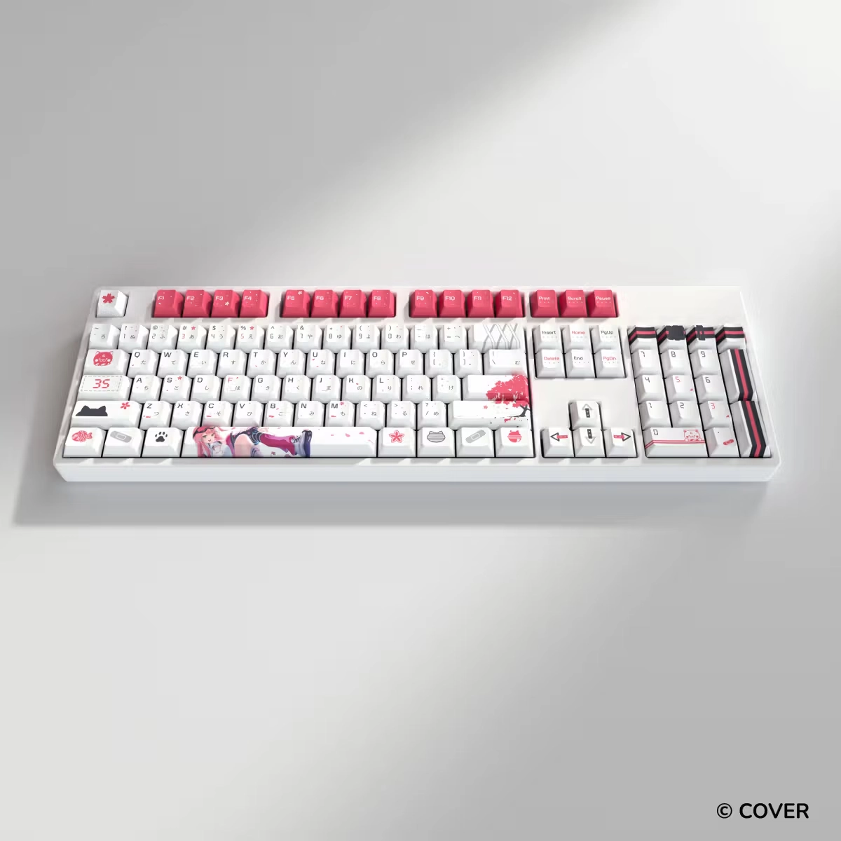HYTE Sakura Miko Keycap Set and Desk Pad Bundle(WHITE) thumbnail 9