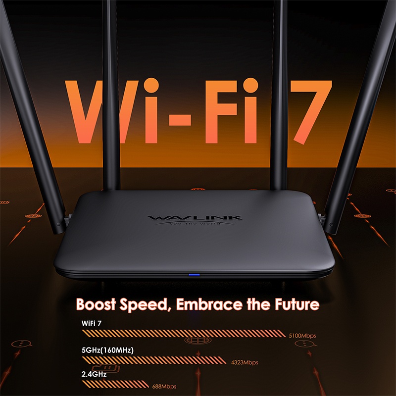 WAVLINK BE5100 WIFI7 MESH ROUTER W/VPN ADGUARD thumbnail 5