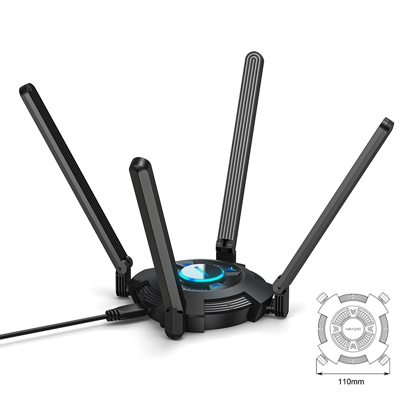 WAVLINK Vitesse Ultra WiFi6E AX5400 USB3.0 Adapter thumbnail 3