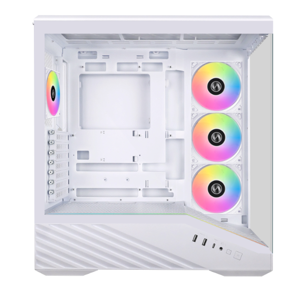 LIAN LI VECTOR V100RW MID TOWER CASE WHITE thumbnail 2