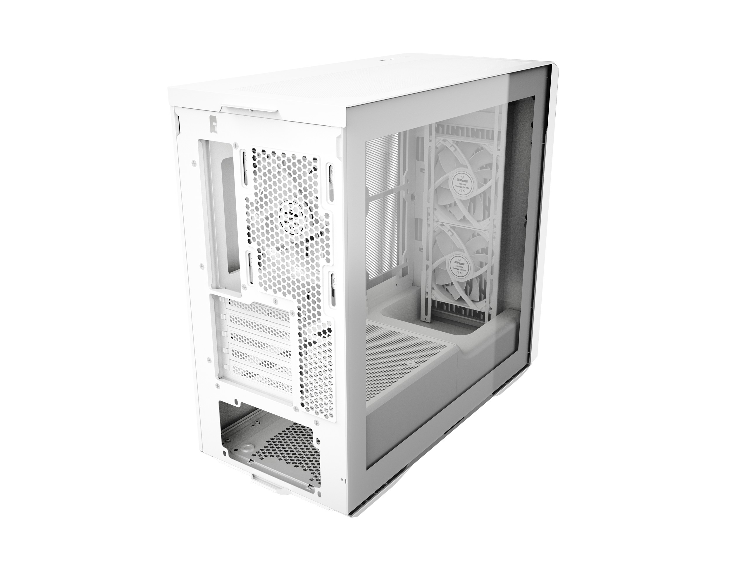 ZOTAC ALLOY MATX CASE W/3 FANS WHITE/SILVER thumbnail 4