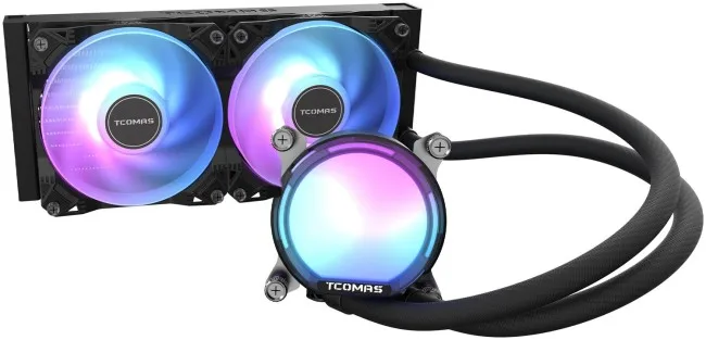 TCOMAS LE100 240 CPU LIQUID COOLER BLACK