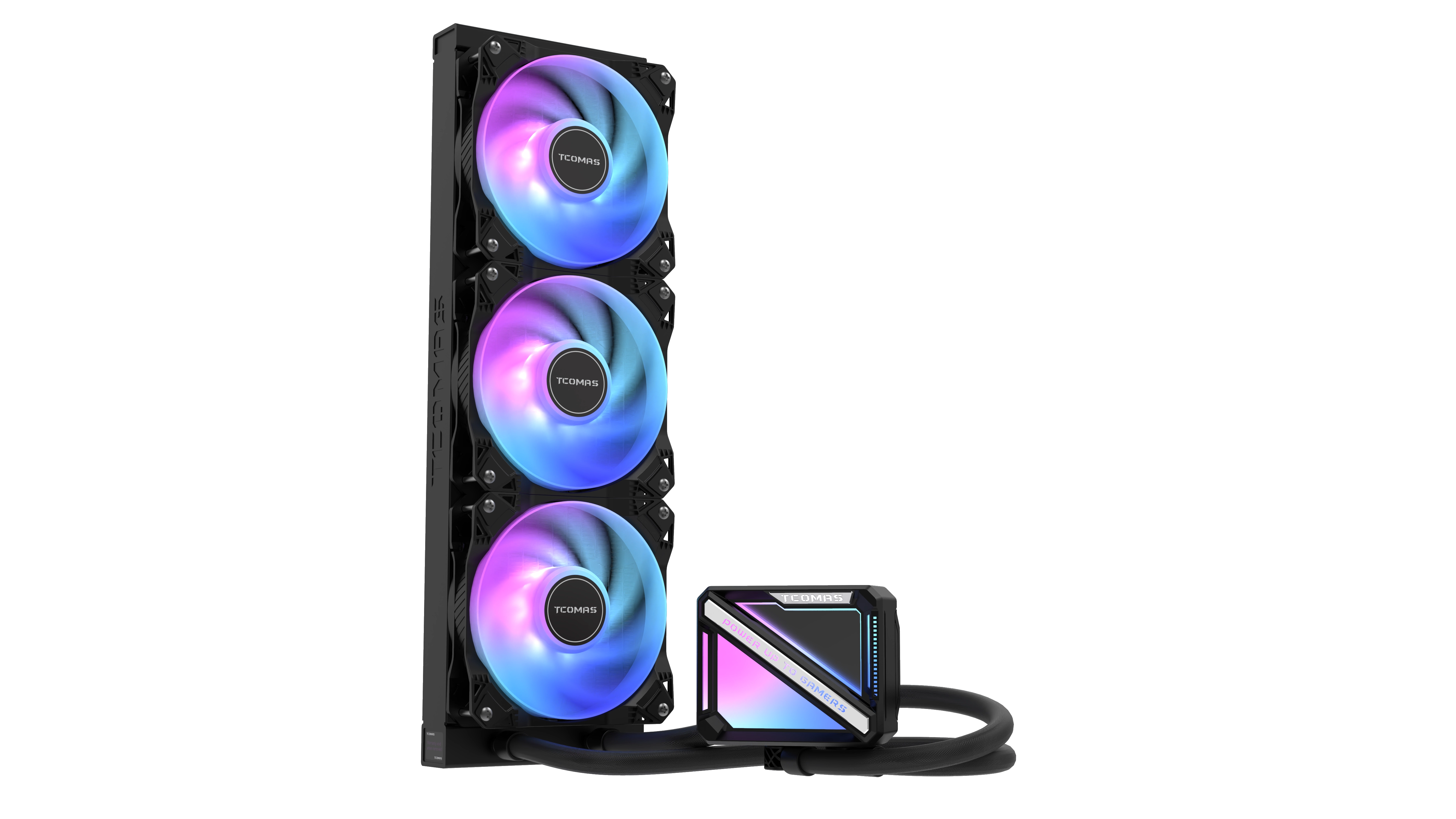 TCOMAS LE200 360 CPU LIQUID COOLER BLACK thumbnail 2
