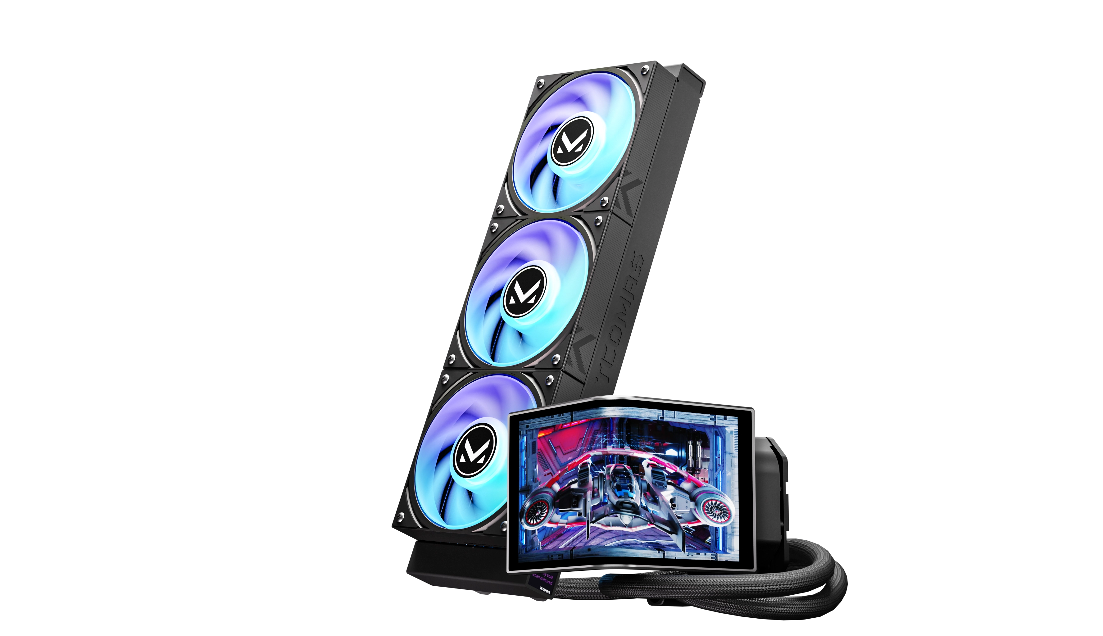 TCOMAS NEOX 360 CPU LIQUID COOLER BLACK thumbnail 2