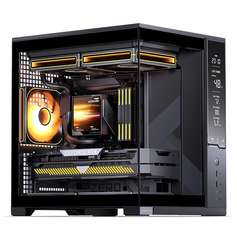 JONSBO D34 W/DISPLAY MATX CASE BLACK
