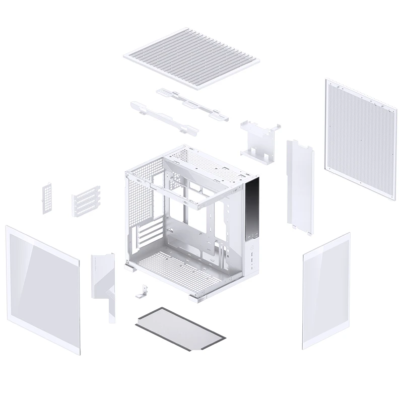 JONSBO D34 W/DISPLAY MATX CASE WHITE thumbnail 12