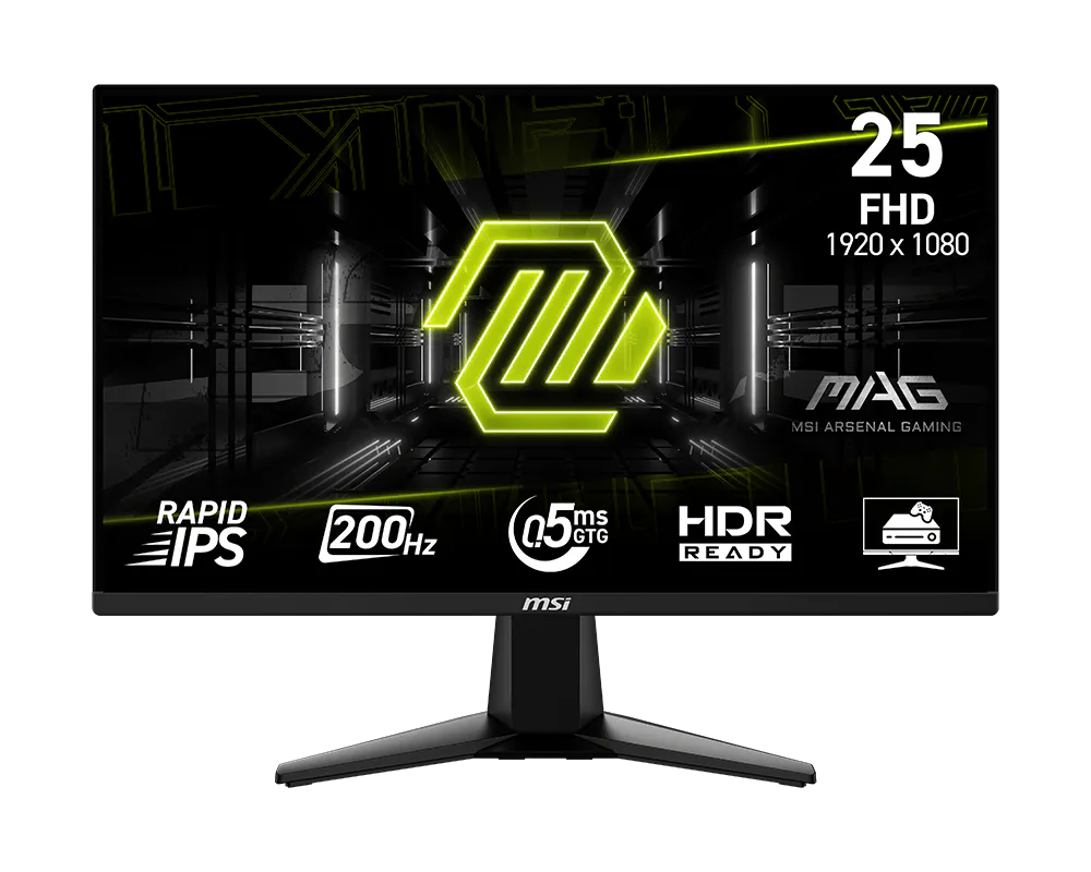 MSI MAG 255F E20 25" FHD IPS 200Hz Gaming MONITOR