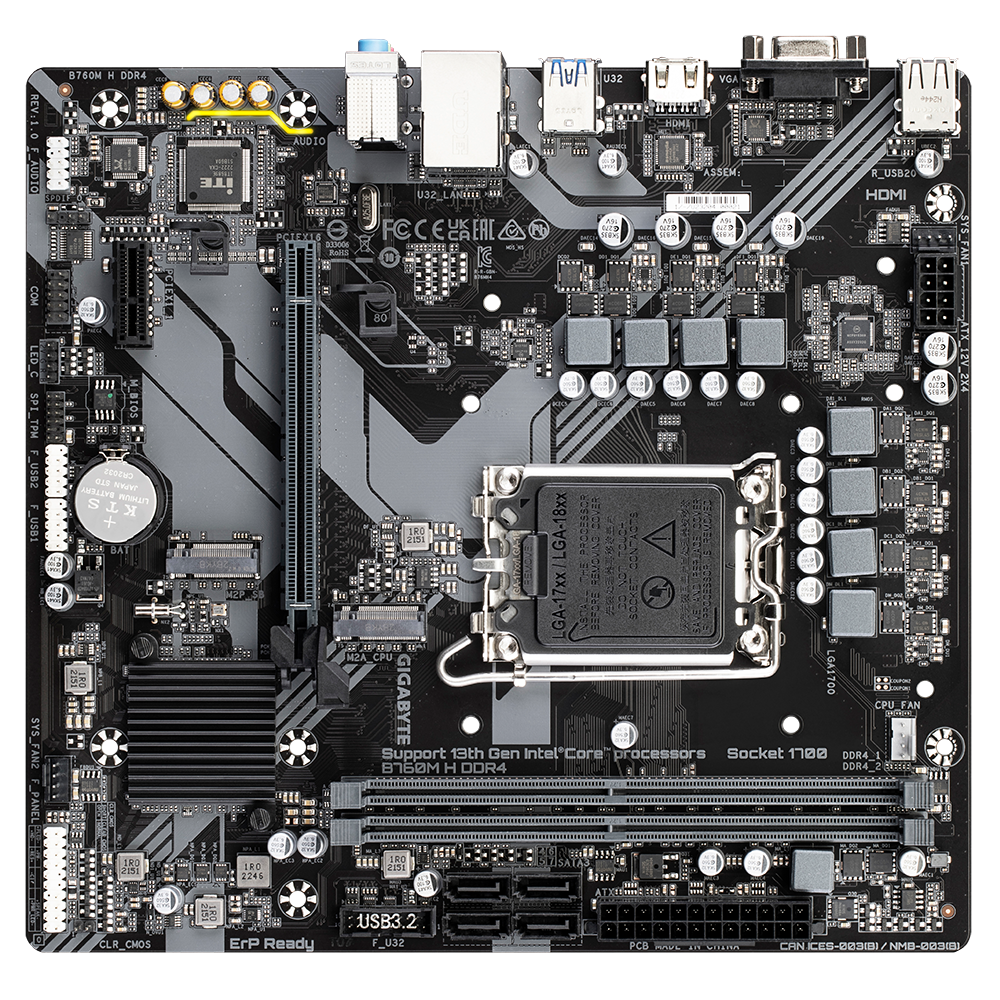 GIGABYTE B760M H DDR4 thumbnail 5