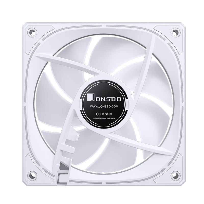JONSBO FR-505BW 12CM PWM RGB FAN WHITE BULK PACK (反葉) thumbnail 13