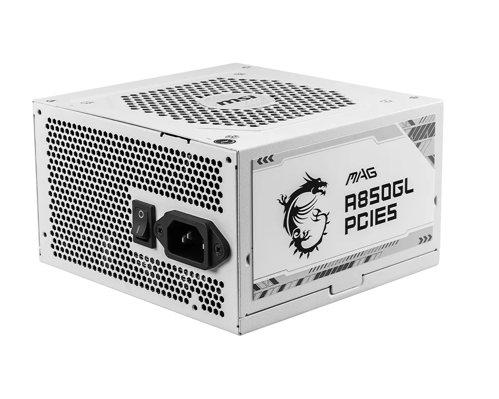 MSI MAG A850GL 850W PCIE5 WHITE thumbnail 4