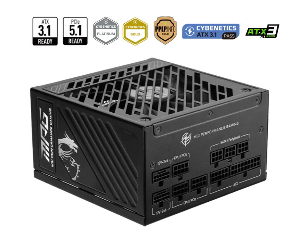 MSI MPG A1250GS 1250W PCIE5