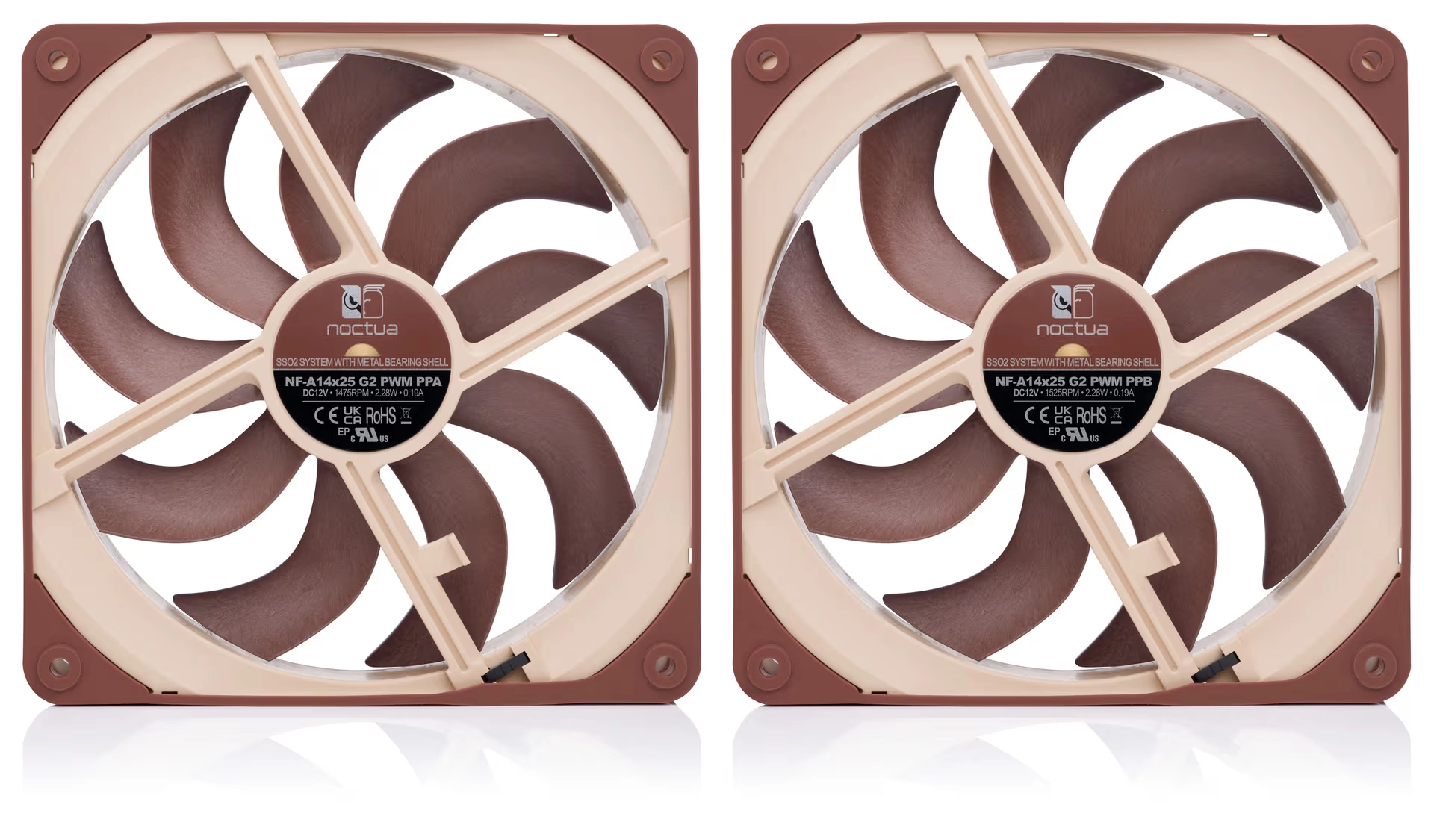 NOCTUA NF-A14X25 G2 PWM Sx2-PP DC12V 1500RPM*2 thumbnail 3