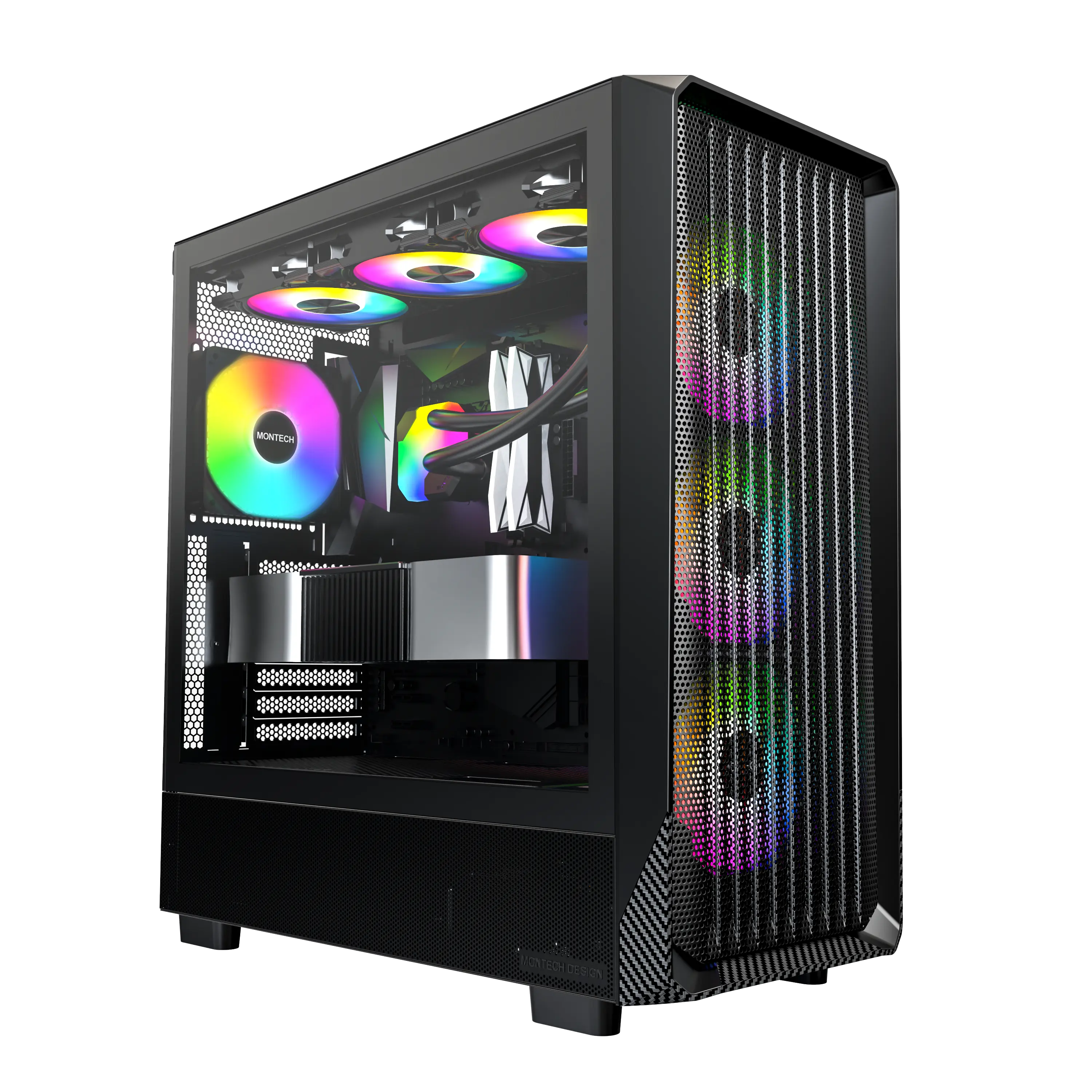 MONTECH X5 E-ATX CASE BLACK thumbnail 7