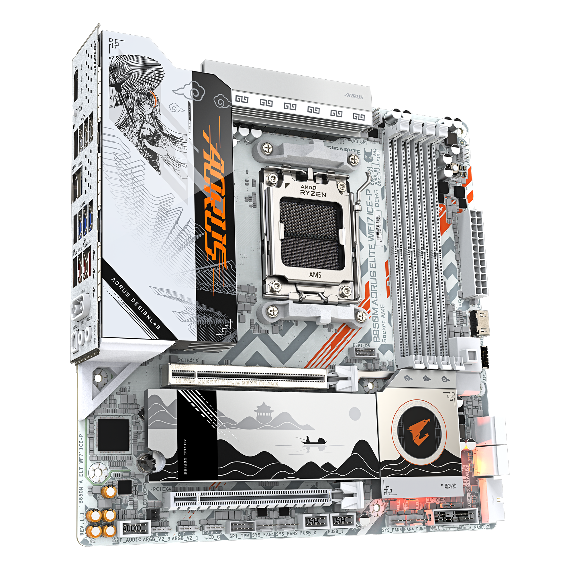 GIGABYTE B850M AORUS ELITE WIFI7 ICE-P thumbnail 3