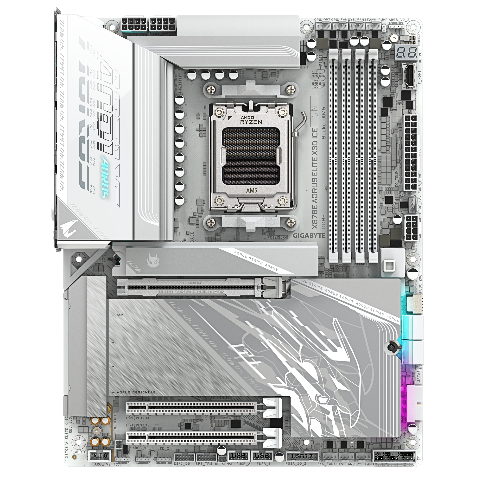 GIGABYTE X870E AORUS ELITE X3D ICE thumbnail 2