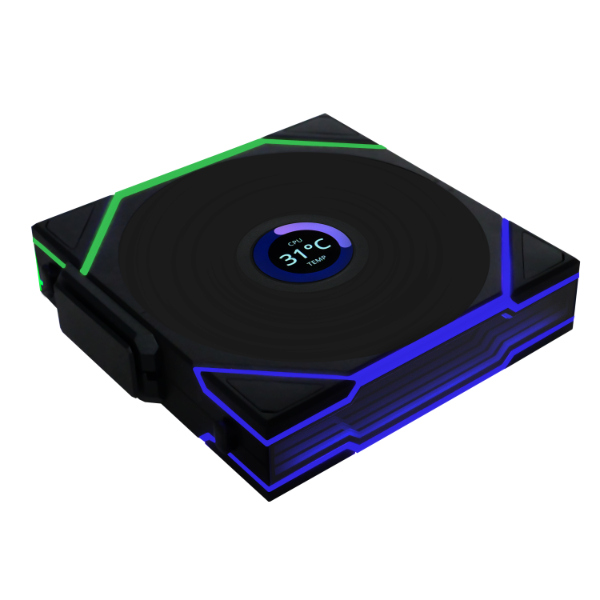 LIAN LI UNI FAN TL FLEX REVERSE BLADE WIRELESS*3 BLACK