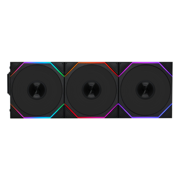 LIAN LI UNI FAN TL LCD FLEX REVERSE BLADE WIRELESS*3 BLACK thumbnail 3