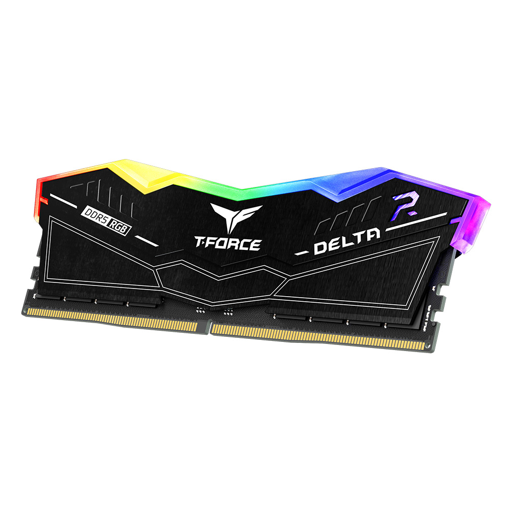 TEAM DELTA RGB 64G(32G*2) DDR5 6000MHz CL38 BLACK thumbnail 4