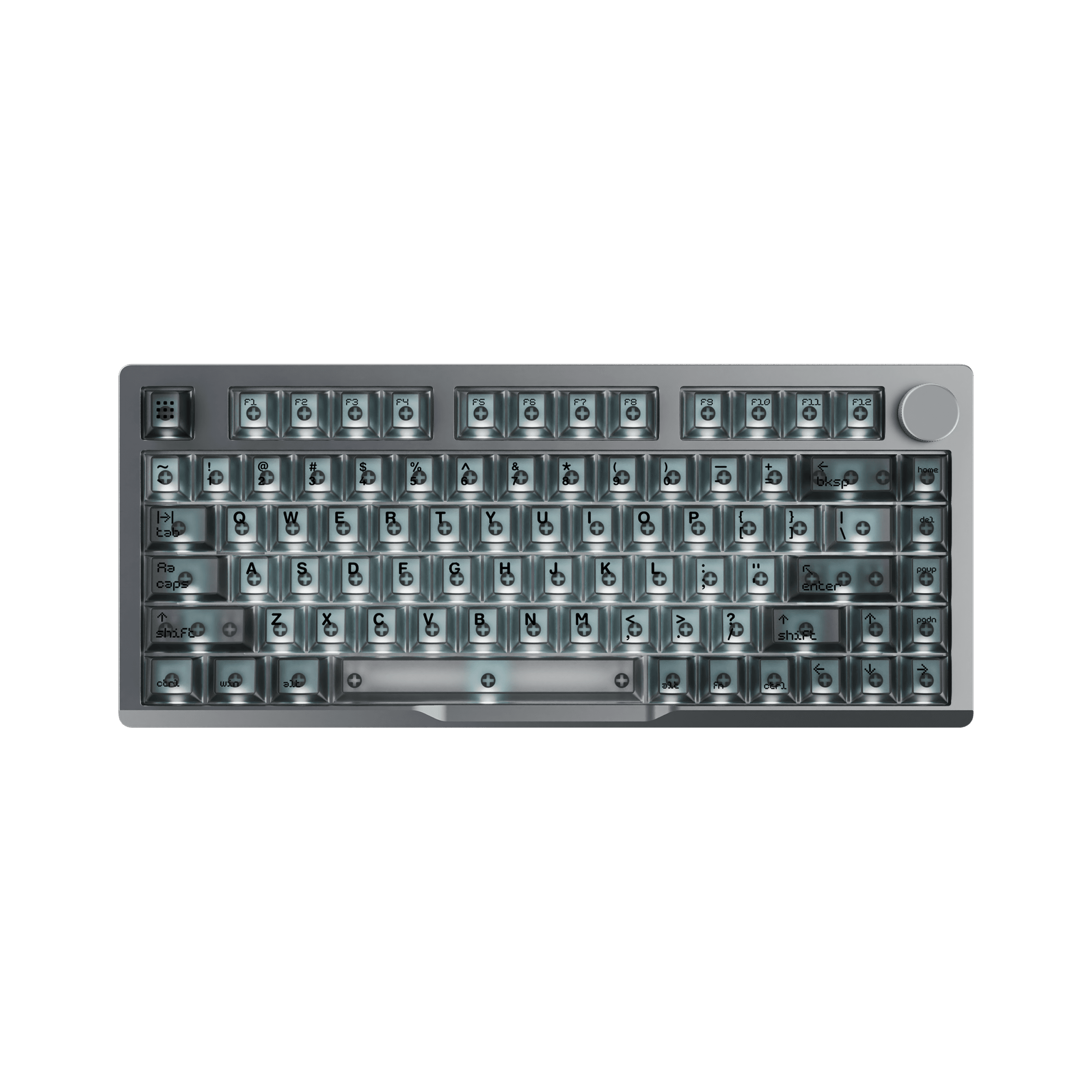 VOICSKY APEX 75 TRANSPARENT PBT, TONE SWITCH, RGB