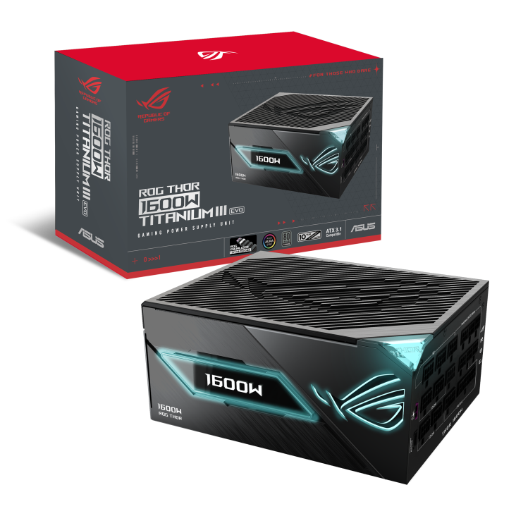 ASUS ROG THOR 1600W TITANIUM III EVO (ROG EQUALIZER)