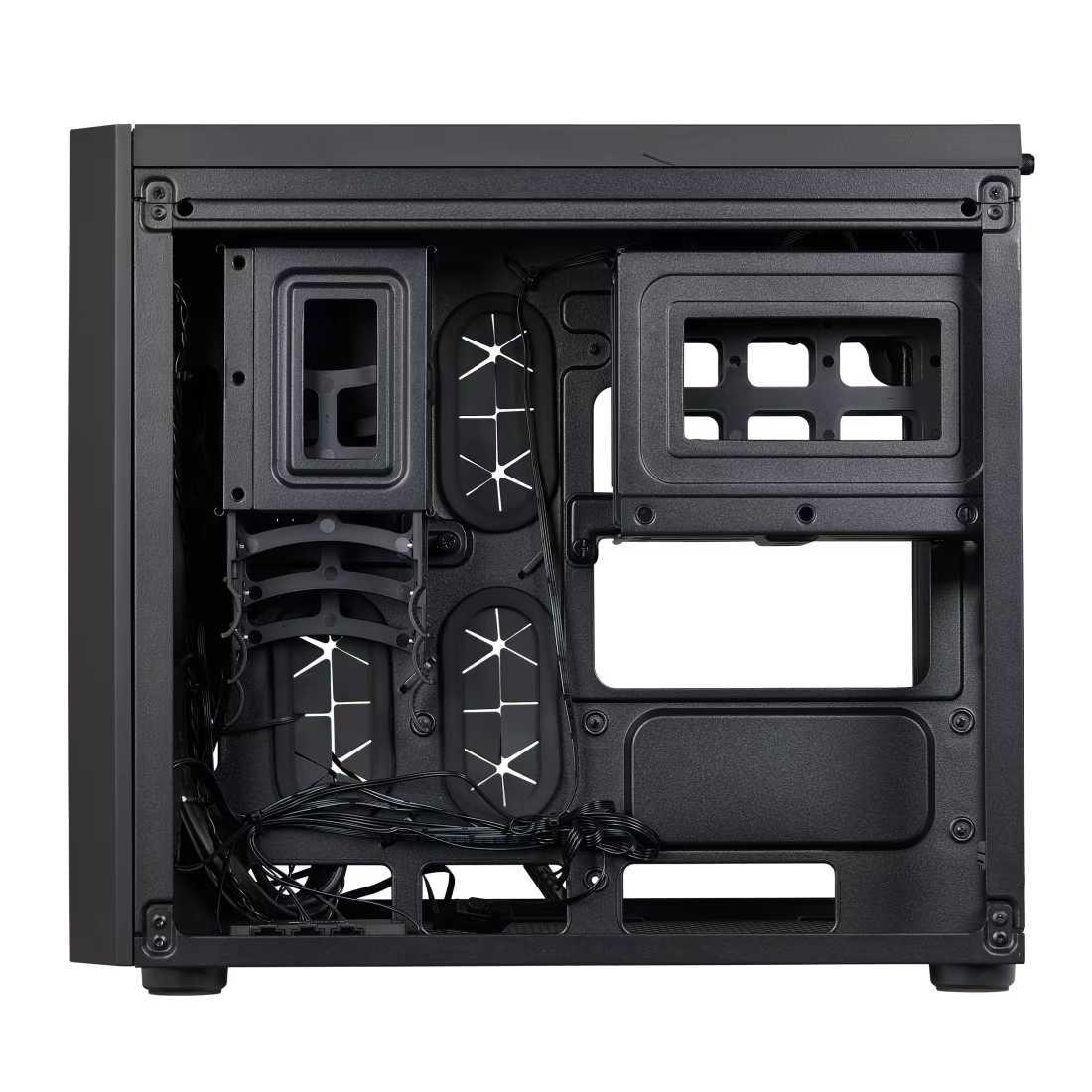 CORSAIR CRYSTAL SERIES 280X RGB MICRO-ATX CASE (BK) thumbnail 4