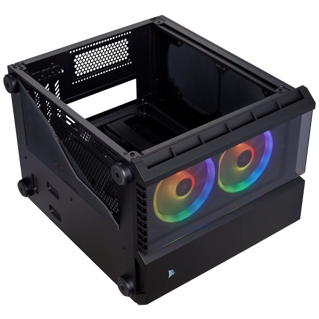 CORSAIR CRYSTAL SERIES 280X RGB MICRO-ATX CASE (BK) thumbnail 13