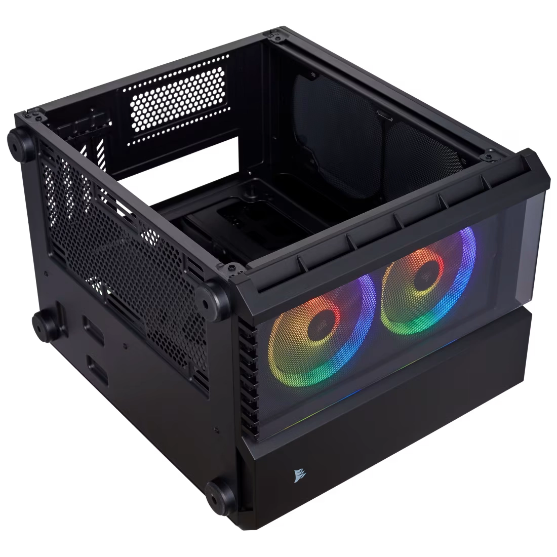 CORSAIR CRYSTAL SERIES 280X RGB MICRO-ATX CASE (BK) thumbnail 14