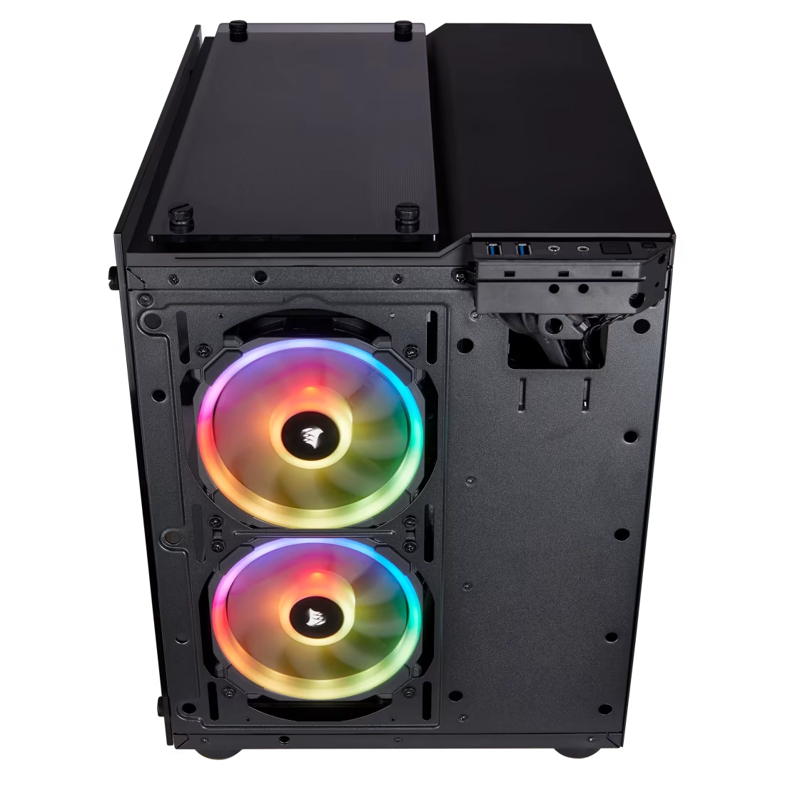 CORSAIR CRYSTAL SERIES 280X RGB MICRO-ATX CASE (BK) thumbnail 15