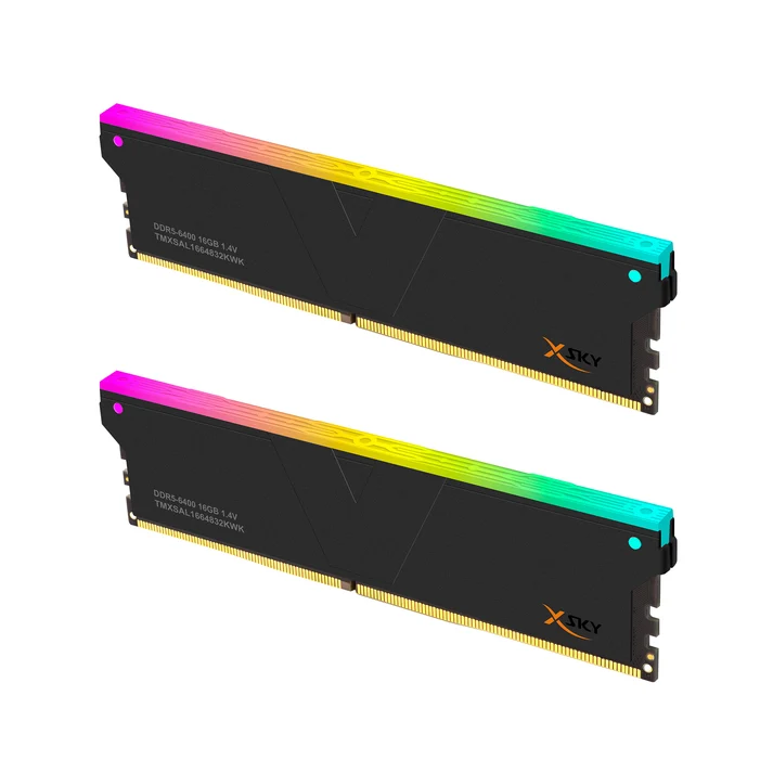V-COLOR MANTA XSKY AMD EXPO 32G(16G*2) DDR5 6000MHX RGB BK thumbnail 3