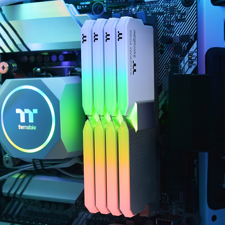 THERMALTAKE TOUGHRAM RGB White 64GB KIT (32GB*2) DDR4 3600MHz thumbnail 2