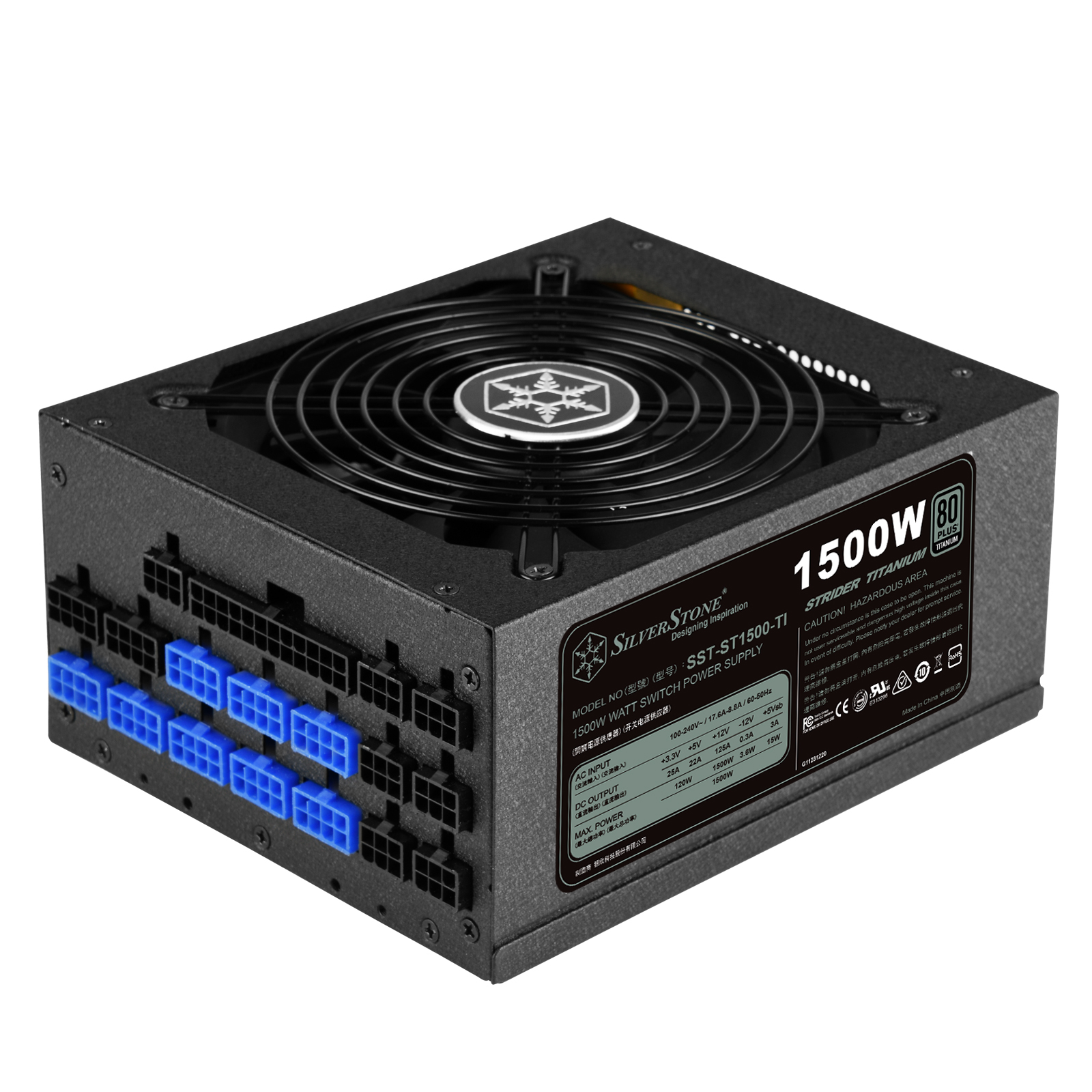 SILVERSTONE ST1500-TI 1500W 80 PLUS TITANIUM thumbnail 2