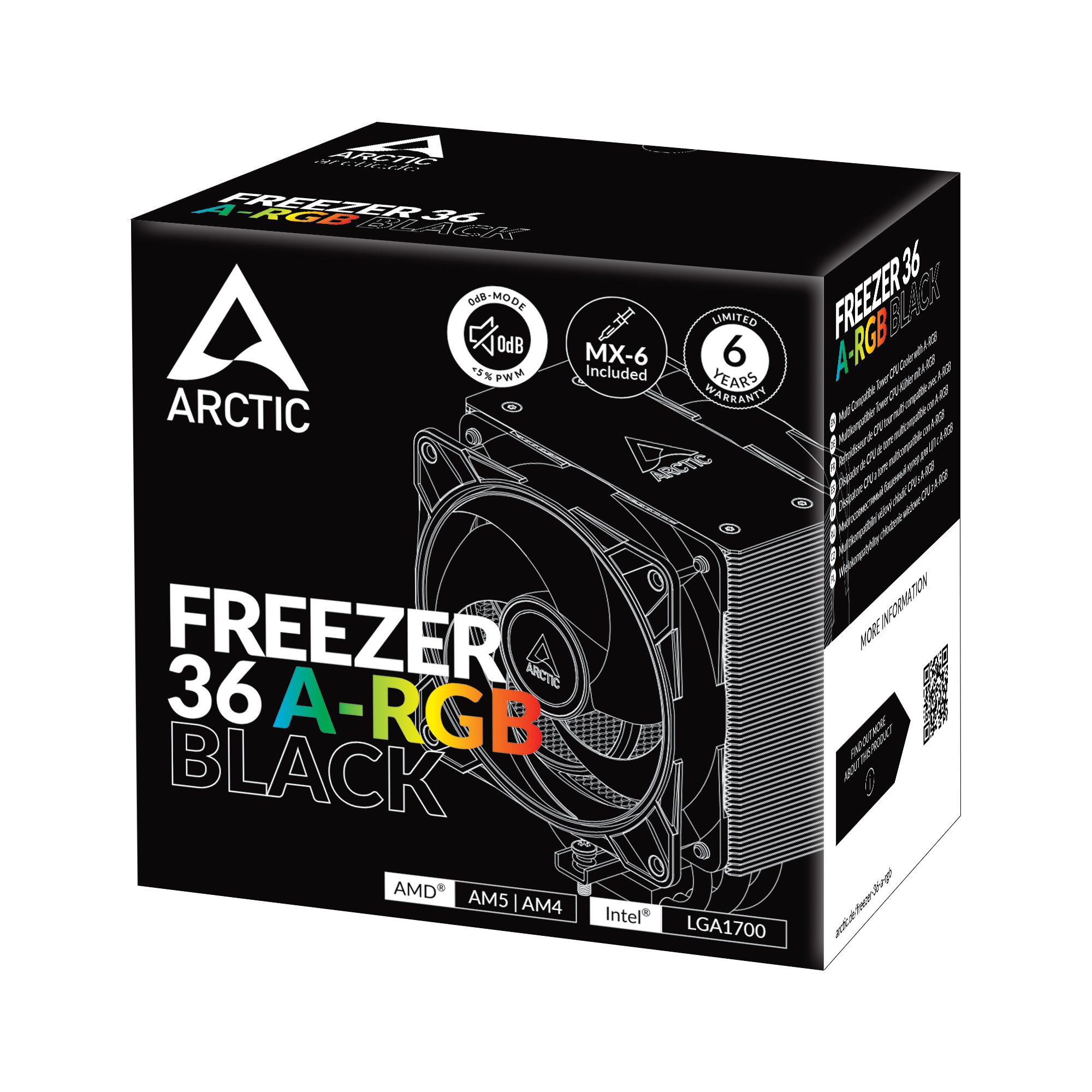 ARCTIC FREEZER 36 A-RGB (BLACK) thumbnail 6