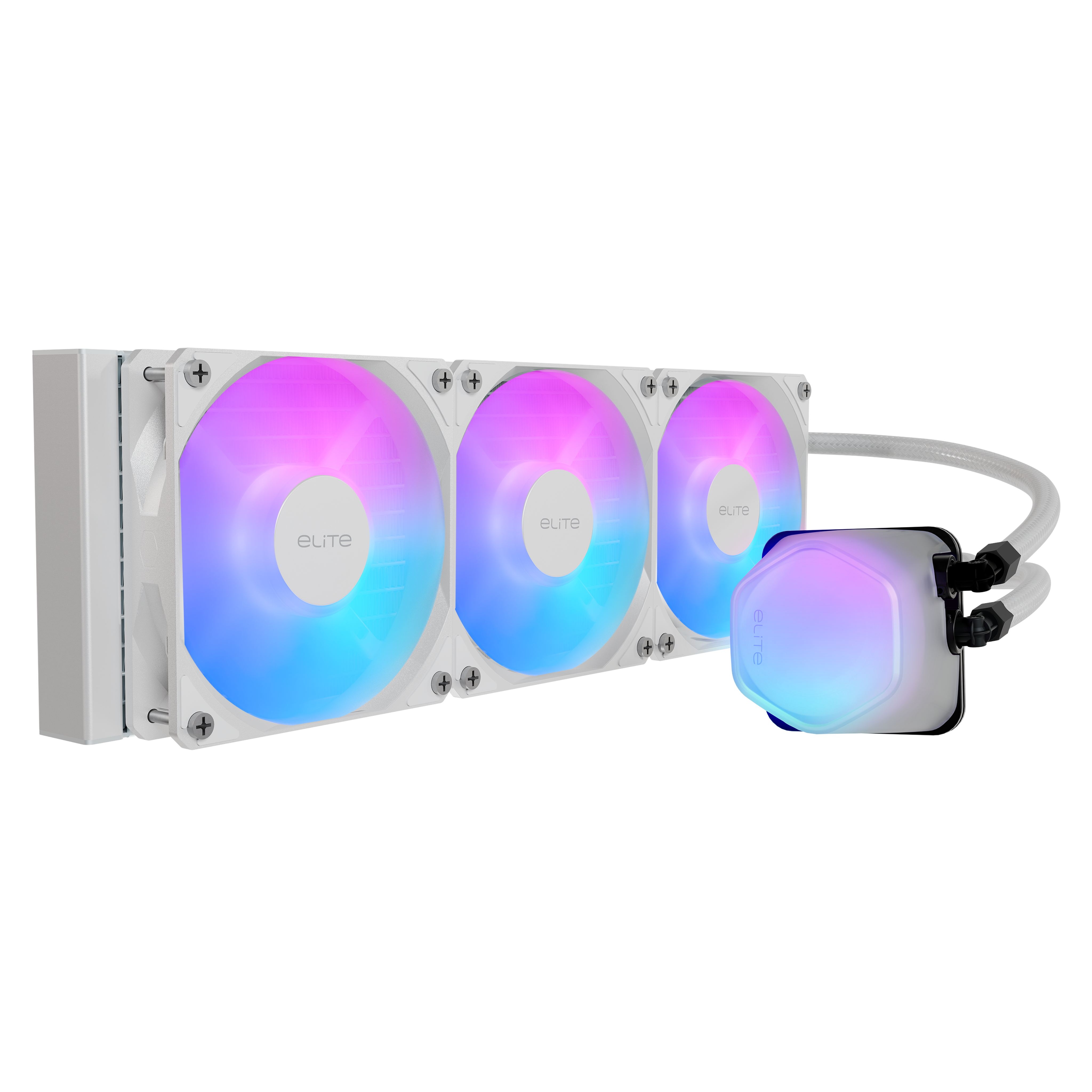 Cooler Master ELITE LIQUID 360 ARGB WATERCOOLING WHITE