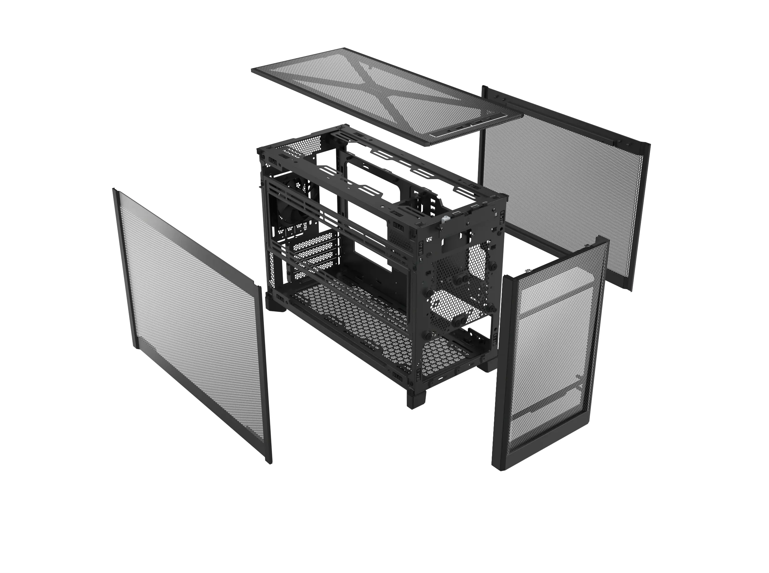 MONTECH TEN MATX CASE BLACK thumbnail 9