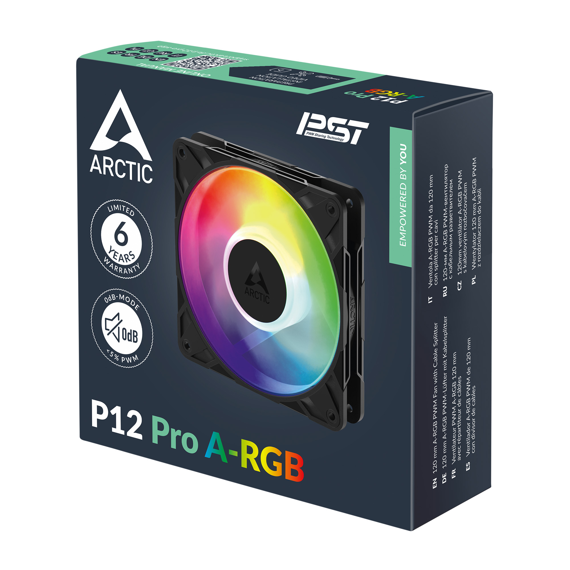 ARCTIC P12 PRO A-RGB BLACK thumbnail 8
