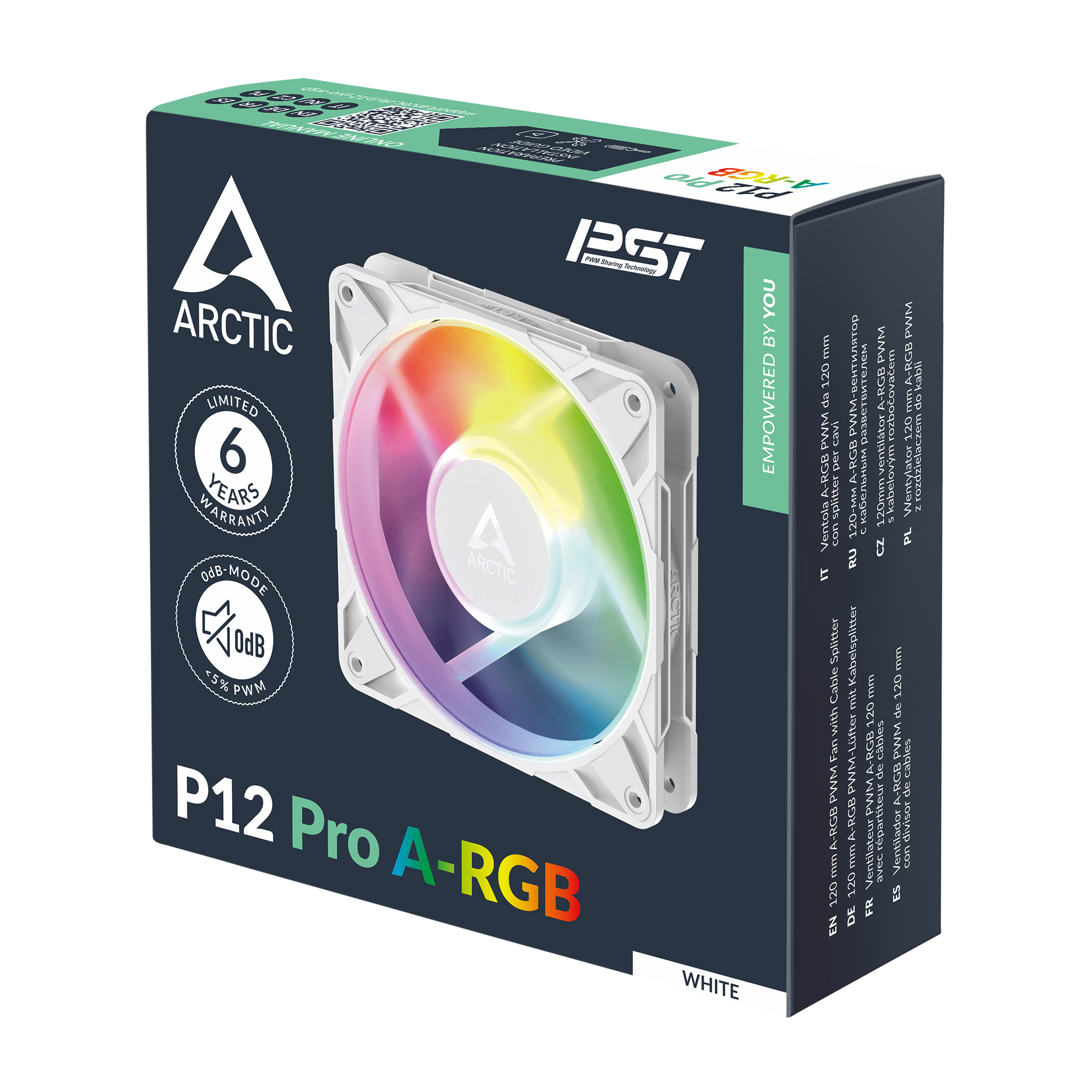 ARCTIC P12 PRO A-RGB WHITE thumbnail 8