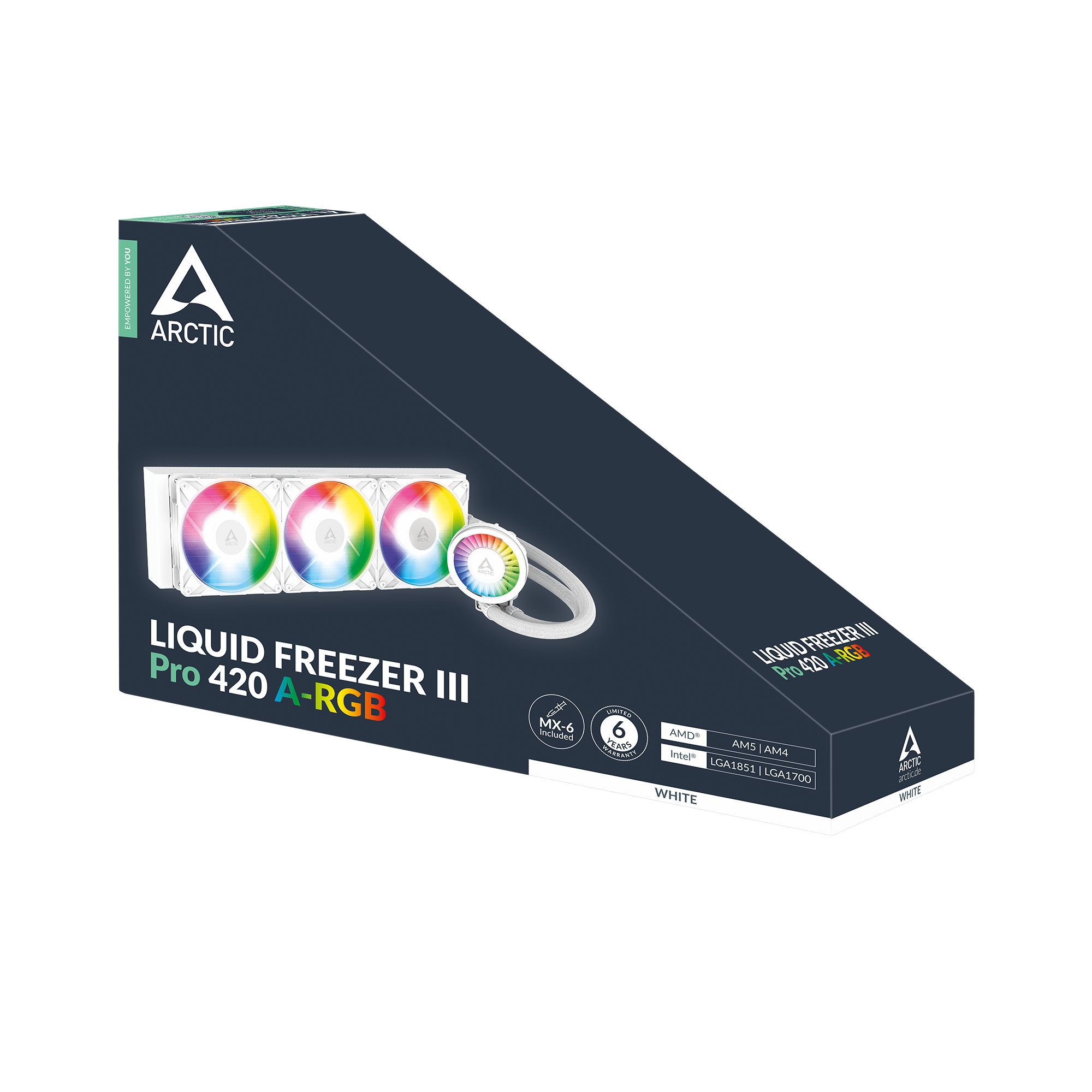 ARCTIC LIQUID FREEZER III PRO 420 ARGB WHITE thumbnail 6