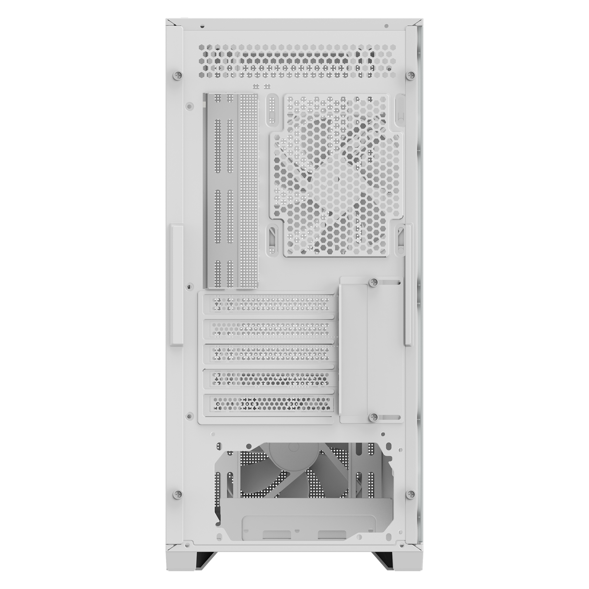 GIGABYTE C102 GLASS M-ATX CASE WHITE thumbnail 4