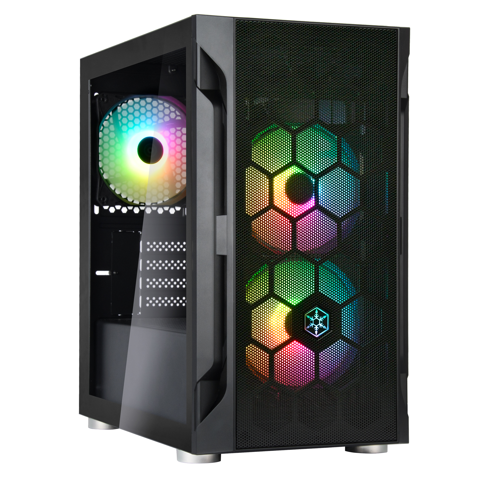 SILVERSTONE FARA H1 M PRO ARGB 12C, FAN*3 ARGB CAS