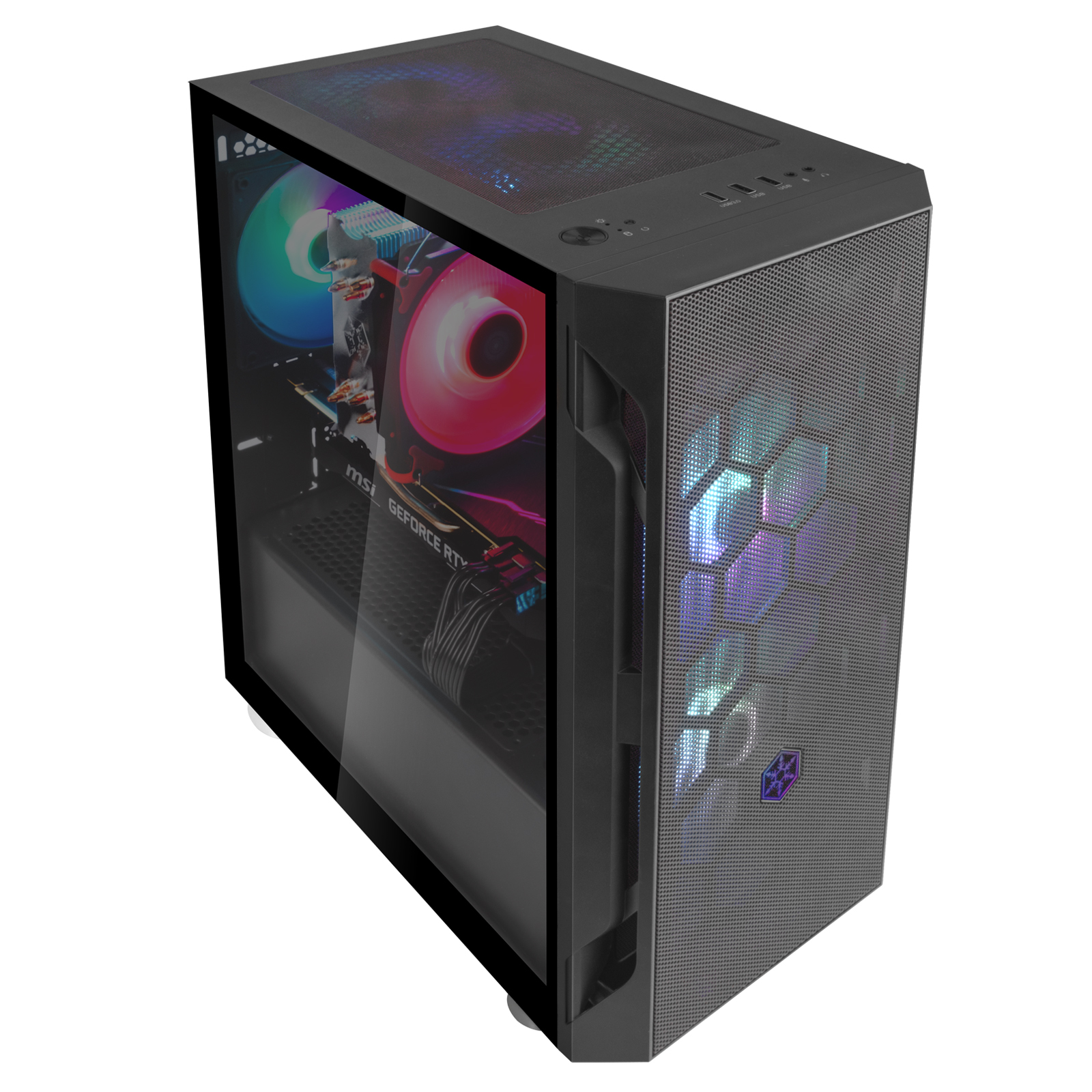 SILVERSTONE FARA H1 M PRO ARGB 12C, FAN*3 ARGB CAS thumbnail 14