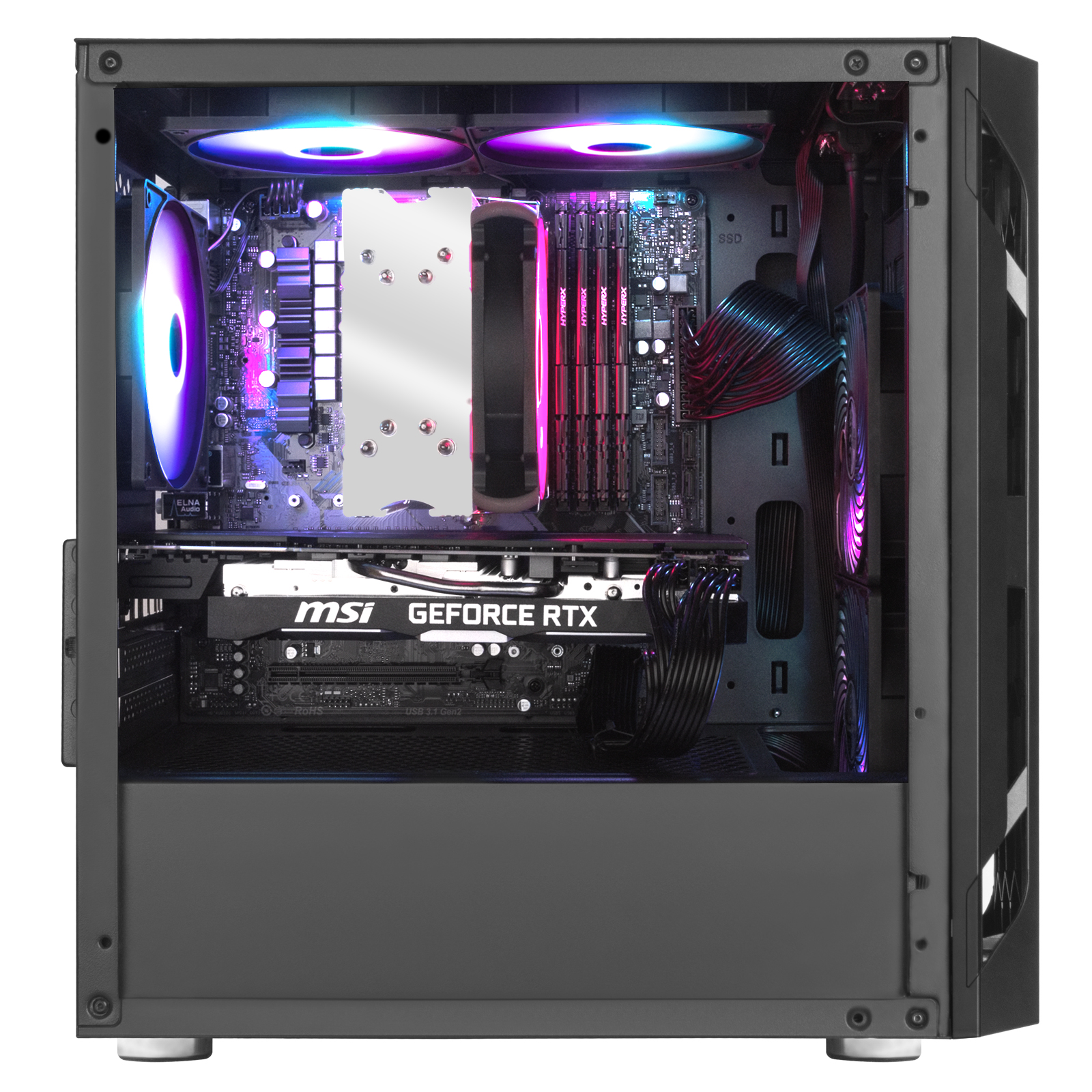 SILVERSTONE FARA H1 M PRO ARGB 12C, FAN*3 ARGB CAS thumbnail 15