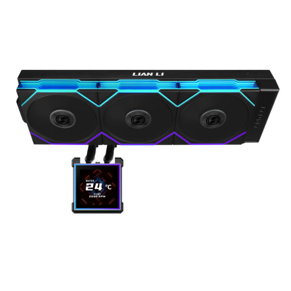 LIAN LI HYDROSHIFT II LCD-S360TL FLEX AIO WATERCOOLING BK thumbnail 2