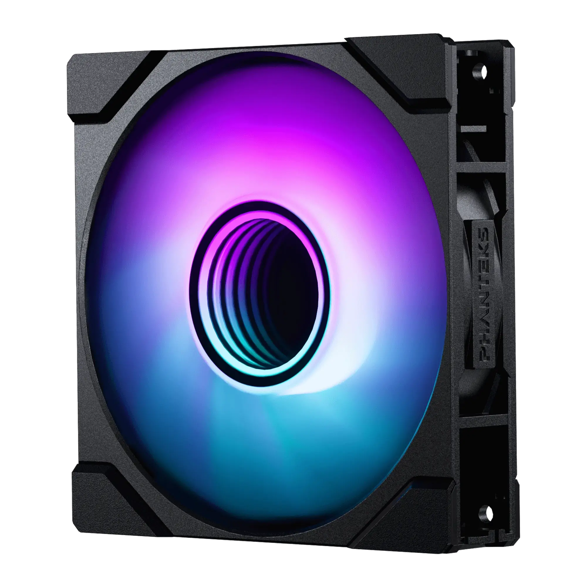 PHANTEKS M25 G2 120MM PWM FAN DRGB REVERSED BK (3-PK) thumbnail 3