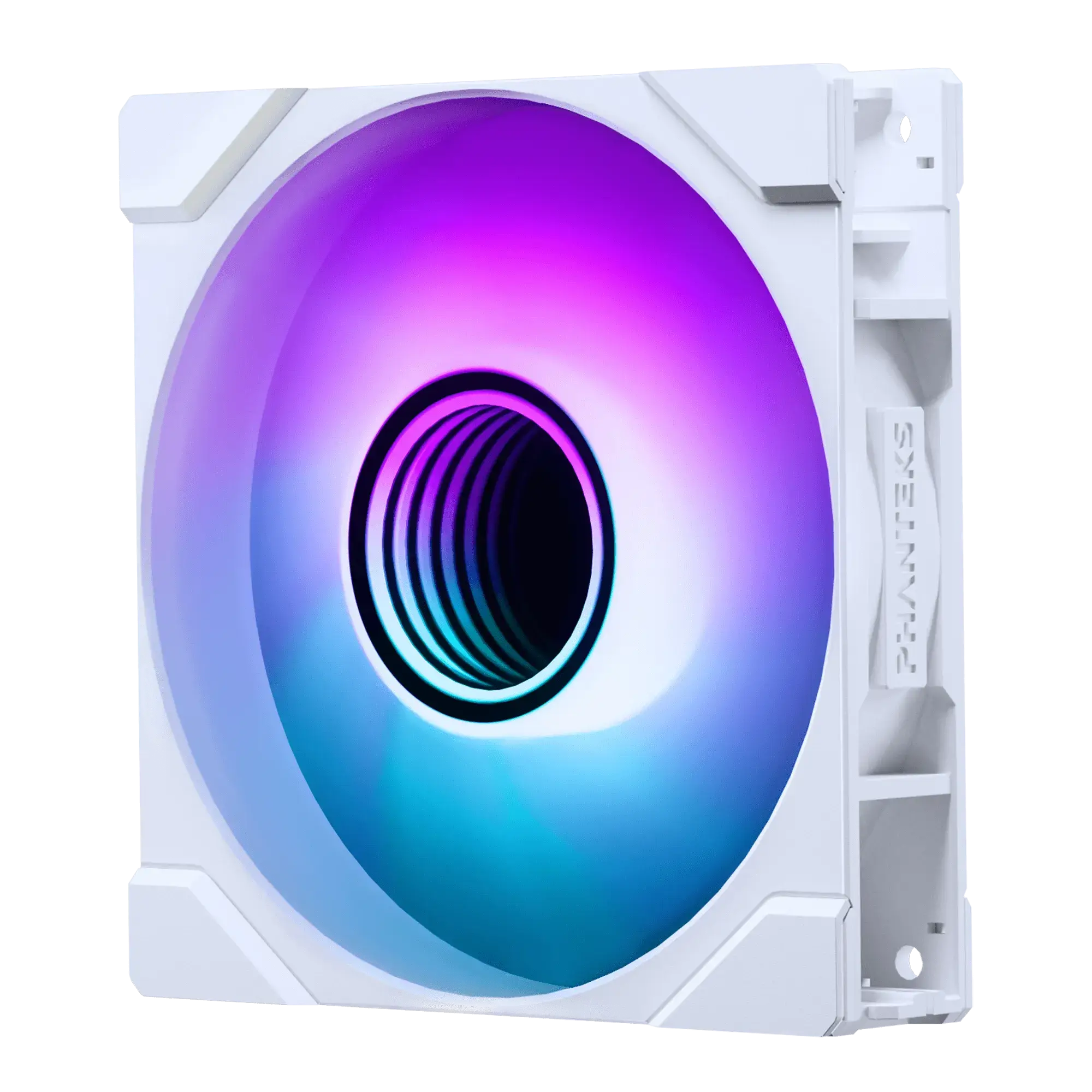 PHANTEKS M25 G2 120MM PWM FAN DRGB REVERSED WH (3-PK) thumbnail 3