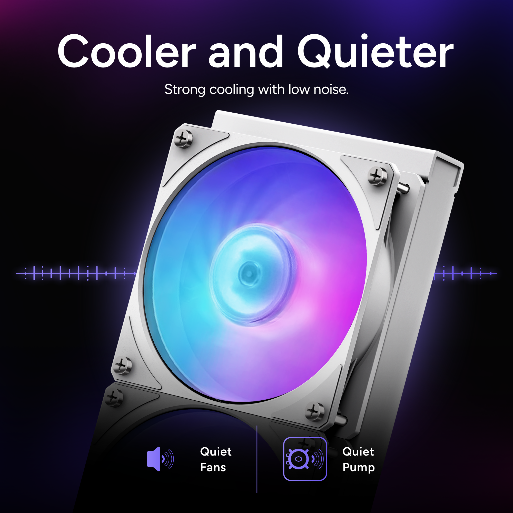 Cooler Master ML360 CORE LCD 6" 360 ARGB WATERCOOLING WH thumbnail 6